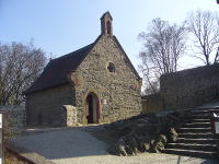 Odenwald Foto: Trauungskapelle auf Burg Frankenstein