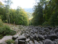 Odenwald Foto: Aussicht von der Brücke im Felsenmeer