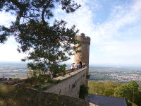 Odenwald Foto: Aussicht vom Auerbacher Schloss