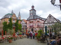 Odenwald Foto: Marktplatz Heppenheim