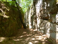 Odenwald Foto: Spatschlucht