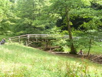 Odenwald Foto: Holzbrücke Odenwald Foto: Holzbrücke