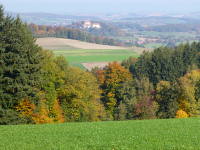 Odenwald Foto: Schloss Reichenberg Aussicht