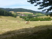 Odenwald Foto: Heuballen